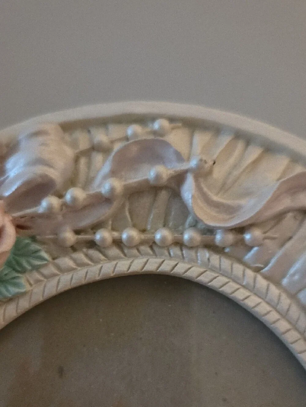 Ceramic Floral Photo Frame